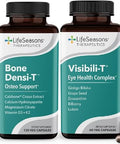 Lifeseasons Visibilit With Bone Densit Eye Health & Vision Support Supplement Lutein Chromium Carrot Root Bilberry Ginkgo Biloba Grape Seed Extract Lycopene Vitamin A& More 120 Capsules
