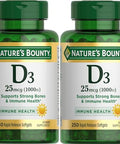 Nature'S Bounty Vitamin D3-1000 Iu Rapid Release Softgels 250 Ea (Pack Of 2)
