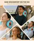 Harrflow Neck Massager 2026 New Upgrade 3 In 1 Portable Massager With Heat &Comfortable Stretching ' adjustable Intensity For Neck & Shoulder Relaxation At Home Office Travel
