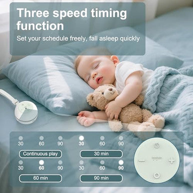 Wobrikosee Portable Sound Machine For Baby Kids Adults Usb Rechargeable White Noise Machine With Timer Function18 Smooth Sounds 256-Color Changing Mood Light Memory Function Sound Therapy For Home Travel