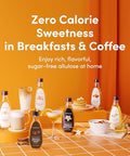 MONKSHUSHU Caramel Allulose Syrup 18.7 Fl Oz for coffee, drinks - Keto Diet, Vegan friendly, Diabetes-Safe - Zero Calorie, Liquid type Sugar Substitute - Monk Fruit - Gluten Free, 0g Net Carbs, Non-GMO