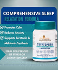 Ana MaraA Lajusticia Tryptophan With Gaba And Passion Flower & Magnesium Kosher Halal Vegan Gluten Supports Nervous System
