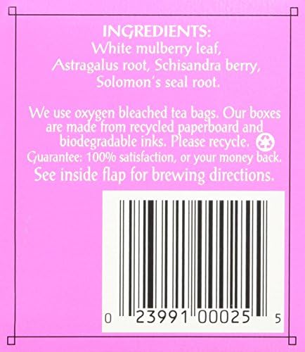 Triple Leaf Tea Bags, Mulberry Leaf, 20 Count