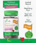 Lil' Sprouts Children's Magnesium Gummies 70 Count Mixed Berry Flavor Sugar Free Vegan NonGMO and Gluten Free