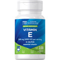 Rite Aid Vitamin E Softgel 268Mg, 100 Count, Antioxidant And Immune Support, Healthy Brain Function