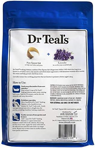 Dr Teal'S Lavender & Melatonin Bath Soak Variety Set (2 Pack3Lb Ea.)