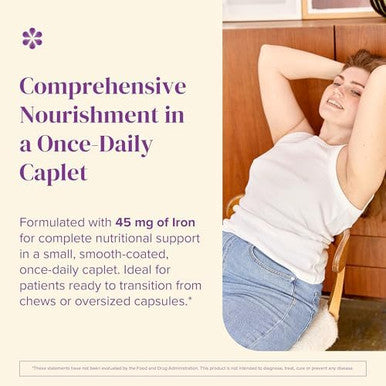 Barimelts Once Daily Bariatric Multivitamin With Iron, 60 Easy-Swallow Caplets (2-Month Supply), Multivitamin For Women, Multimineral Complex, Supports Nutrition After Bariatric SurgeryÃƒÂ¢Ã¢â€šÂ¬Ã¢â‚¬Â¹