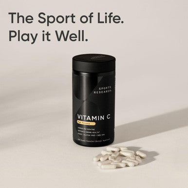 Sports Research High Potency Vitamin C Supplement - Vegan Veggie Capsules For Antioxidant Activity & Immune Support - Non-Gmo Verified & Gluten - Ascorbic Acid Vitamin C 1000Mg, 240 Count
