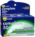 Sunmark Complete 50+ Multivitamin - Multimineral Tablets 125 Tabs By Sunmark