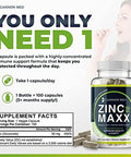 Zinc Supplements - Immunity + Skin + Reproductive Health Minerals - Zinc Chelate Immune Booster For Kids & Adults (2 Pack, Zinc Maxx)