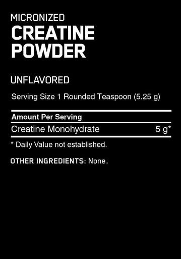Optimum Nutrition Micronized Creatine Powder Unflavored 10.6 Oz (300 G)