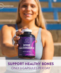 Mrm Nutrition Bone Maximizer Iii With Mcha + Vitamin D3 + Vitamin K2 Bone Health High Potency Key Vitamins And Minerals For Bones 50 Servings