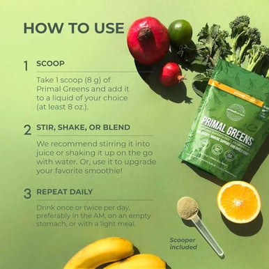 Primal Harvest Primal Total Male+ & Primal Greens Men'S Multivitamin And Nutritional Supplement With Ginseng Vitamins D And B Zinc Probiotics And More Gluten And Dairy