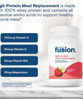 Bariatric Fusion Meal Replacement Protein 21 Serving Tub Strawberry Banana for Bariatric Surgery Patients Including Gastric Bypass & Sleeve Gastrectomy