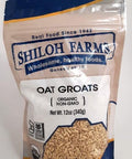 Shiloh Farms Organic Oat Groats - 6 Count of 12 Oz | Pure Organic Goodness, Nutty Flavor, Bulk Pack for Chefs