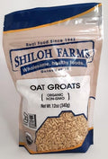 Shiloh Farms Organic Oat Groats - 6 Count of 12 Oz | Pure Organic Goodness, Nutty Flavor, Bulk Pack for Chefs