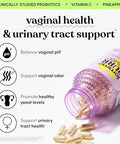 Lemme Purr & Debloat Capsule Bundle - Vaginal Health Supplement For Women Debloat Capsules For Bloating & Gas Relief Probiotics & Prebiotics - Gluten Free Non-Gmo - 60 Ct. Each