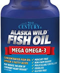 21St Century Alaska Wild Fish Oil 90 Enteric Coated Softgels 2Pc
