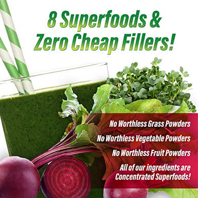 Myogenix Myovite Super Greens Supplement Powder - Super Greens Powder For Men And Women Daily Vitamin Supplement For Optimum Nutrition Grown In Usa - Organic Supplements 30 Servings