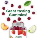 Lifeable Multivitamin for Men Gummies VIT A C D E B1 B2 Niacin B5 B6 Folate B12 Biotin Iodine Zinc Chromium Ginseng Lycopene Inositol Mens Multivitamins Gummies 90 Gummies