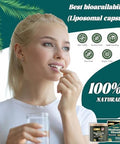 Nad+ Supplement - Liposomal Nicotinamide Riboside, Resveratrol, Quercetin High Purity Nad Supplement For Anti-Aging, Energy, Focus - 80 Capsules (40 Serving)