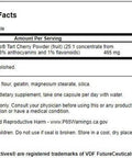 Swanson HiActives Tart Cherry - Natural Supplement Supporting Joint Health Mobility & Flexibility - Helps Strengthen Collagen Structures & Connective Tissue - (60 Capsules 465mg Each)
