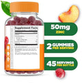 Lifeable Zinc Gummies 50mg Great Tasting Natural Flavor Zinc Vitamins Gluten Free Vegetarian GMOFree Zinc Chewable for Immune Support 90 Gummies