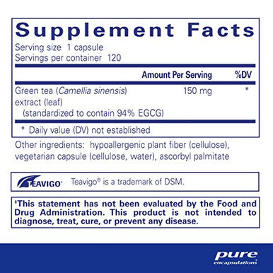 Pure Encapsulations Teavigo 120 vcaps