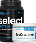 Pescience Lean Mass Stack â€“ Select Low Carb Whey + Casein Protein Powder & Trucreatine+ Creapure Creatine Monohydrate â€“ Muscle Growth Recovery & Strengthâ€“ Sugar Cookie 27 Servings + 30 Serving