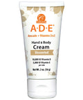 Carlson ADE Hand and Body Cream Avocado Oil 10000 IU Vitamin D 5000 IU Vitamin E Unscented 2 oz