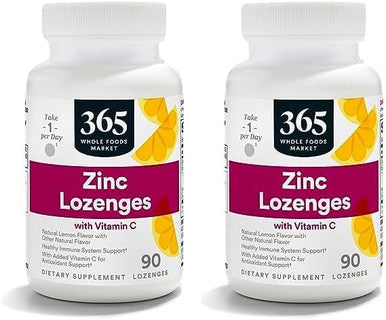 365 By Whole Foods Market, Lounceenges Zinc Vitamin C, 90 Count