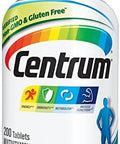 Centrum Multivitamin For Men, Multivitamin/Multimineral Supplement With Vitamin D3, B Vitamins And Antioxidants, Gluten Free, Non-Gmo Ingredients - 200 Count