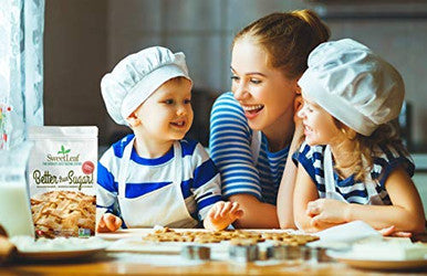 Sweetleaf Better Than Sugar Organic Stevia Granular Sweetener - Blend for Baking Stevia Powder Zero Calorie Sweetener Sugar Non-GMO Gluten- Keto Granular Sugar Substitute - 14 Oz