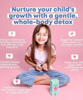 JoySpring DetoxZee Cilantro and Magnesium Citrate and Glycinate Liquid Drops for Kids