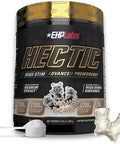 Ehp Labs Hectic Preworkout High Stim Advanced Pre Workout Powder For Max Performance Caffeine Beta Alanine Coconut Water Energy Pump Recovery & Hydration 40 Serves (White Gummy)