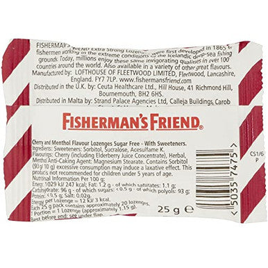 Fisherman'S Friend Cherry Menthol Lozenges-Pack Of 24 Personal Care