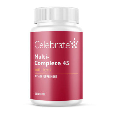 Celebrate Vitamins Multi Complete Bariatric Multivitamin with 45 mg Iron Daily Essential Vitamins and Minerals for Sleeve Gastrectomy and Gastric Bypass