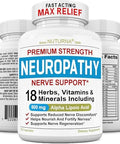 Nuturna Neuropathy Support Nerve Supplement With 600 Mg Pure Alpha Lipoic Acid Maximum Strength Formula Fortify Nerves In Fingers Hands Toes & Feet Best Peripheral Relief Support 120 Capsules