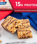 Atkins Chocolate Almond Caramel Bar Ketofriendly Gluten With Real Almond Butter 5 Count And Double Fudge Brownie Protein Meal Bar High Fiber 15G Protein 1G Sugar 4G Net Carb