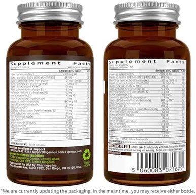 Neurobalance + Multivitamin & Minerals For Men Vegan Bundle, High Absorption Zinc, Magnesium & B6 Supplement + Sustained Release Multivitamin By Igennus