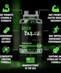 Controlled Labs Green Bulge Supplement 30 Serv Advanced Creatine Matrix Volumizer Improve Strength Stamina Performance & Muscle Recovery Caffeine & Stimulant