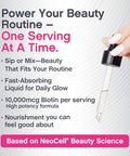 Neocell Biotin Liquid Drops 10000Mcg 2 Fl Oz Fast Acting Supplement Berry Flavor Hair Skin and Nails