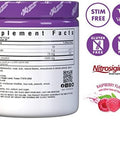 Bluebonnet Nutrition Extreme Edge Nitro Powder Nitric Oxide Precursor Increase Blood Flow Soy Gluten Vegan Raspberry Flavor 3.7 Oz 30 Servings