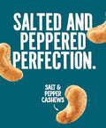 Emerald Nuts Salt and Pepper Seasoned Cashews (1Pack) 5 Oz Resealable Bag Kosher Certified NonGMO Contains No Artificial Preservatives Flavors or Synthetic Colors