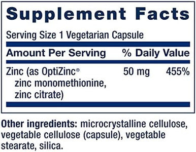 Life Extension Lysine 620Mg And Zinc 50Mg - 100 Vegetarian Capsules And 90 Vegetarian Capsules