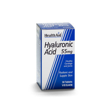 Health Aid Hyaluronic Acid 55Mg New 30 Tablets
