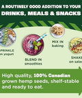 Manitoba Harvest Regenerative Organic Certified Hemp Hearts, 12 oz | Shelled Hemp Seeds, 10 g Plant Protein and 12 g Omegas 3 and 6 per 30 g Serving, Gluten-Free, Non-GMO Project Verified