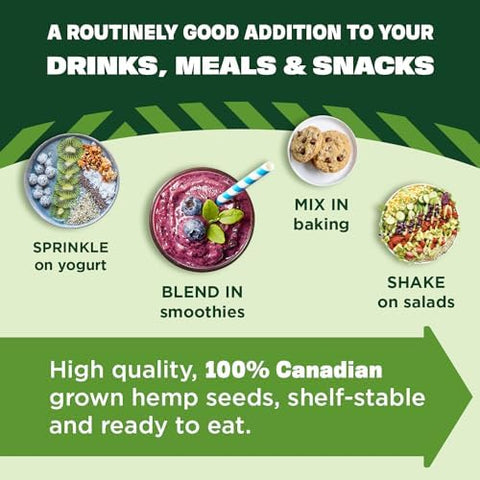 Manitoba Harvest Regenerative Organic Certified Hemp Hearts, 12 oz | Shelled Hemp Seeds, 10 g Plant Protein and 12 g Omegas 3 and 6 per 30 g Serving, Gluten-Free, Non-GMO Project Verified