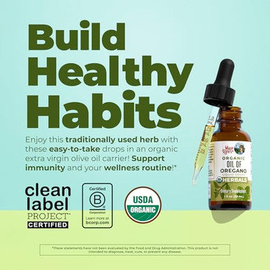 Maryruth's Organics Oregano Oil Drops 1 Fl Oz