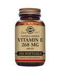 Solgar Vitamin E 268 Mg (400 Iu) 250 Mixed Softgels - Natural Antioxidant Skin & Immune System Support - Naturally-Sourced Vitamin E - Gluten Free Dairy Free - 250 Servings